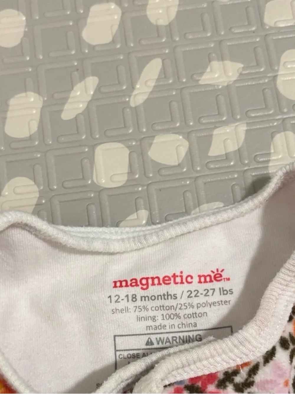 Magnetic Me One Piece Sz 12-18 months